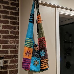 Cross body boho purse